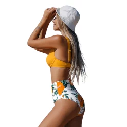 Women's CUPSHE Textured Underwire Bikini Top -Cuddl Duds Clothing Sales 5722789 ALT2