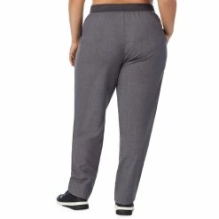 Plus Size Cuddl Duds® Scrubs 4-Pocket Slim Pants -Cuddl Duds Clothing Sales 5737160 ALT