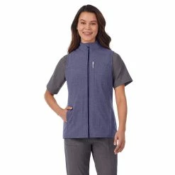 Women's Cuddl DudsĀ® Scrubs 5-Pocket Lined Vest