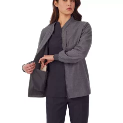 Women's Cuddl Duds® Scrubs 5-Pocket Lined Jacket -Cuddl Duds Clothing Sales 5737165 ALT2