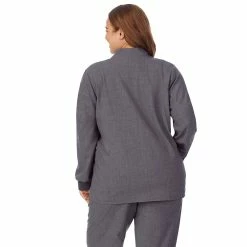 Plus Size Cuddl Duds® Scrubs 5-Pocket Lined Jacket 10 Plus Size Cuddl Duds® Scrubs 5-Pocket Lined Jacket -Cuddl Duds Clothing Sales 5737166 ALT