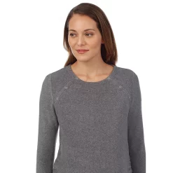 Maternity Cuddl Duds® Fleecewear with Stretch Snap Front Crewneck Top 8 Maternity Cuddl Duds® Fleecewear with Stretch Snap Front Crewneck Top -Cuddl Duds Clothing Sales 5764840 ALT3