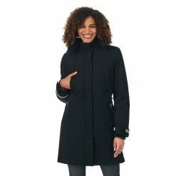 Women's Cuddl Duds Faux-Fur Hood Parka Coat -Cuddl Duds Clothing Sales 6036415 ALT2