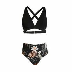 Women's CUPSHE V-Neck Tropical Print High Waisted Bikini Set 7 Women's CUPSHE V-Neck Tropical Print High Waisted Bikini Set -Cuddl Duds Clothing Sales 6055303 ALT3